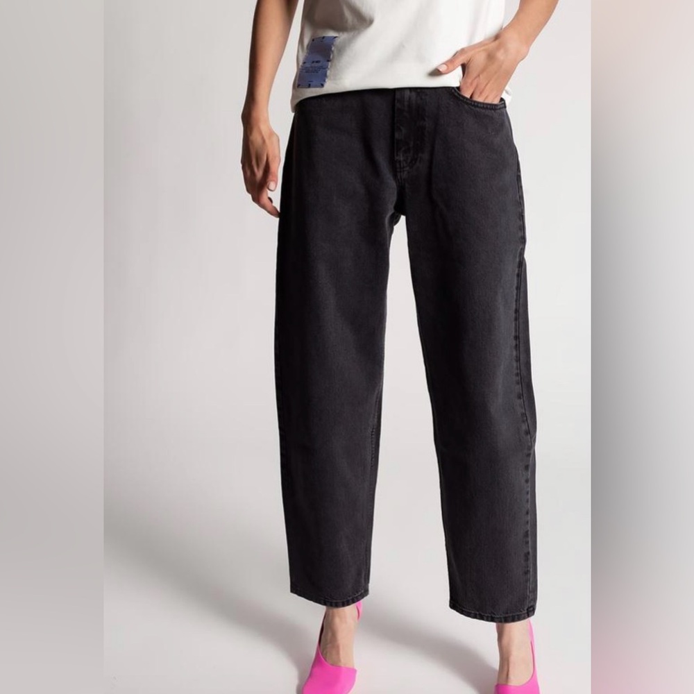 McQ by Alexander McQueen Black Bubble Jeans Size 26